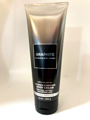 BATH & BODY WORKS GRAPHITE MEN'S COLLECTION BODY CREAM 8 OZ