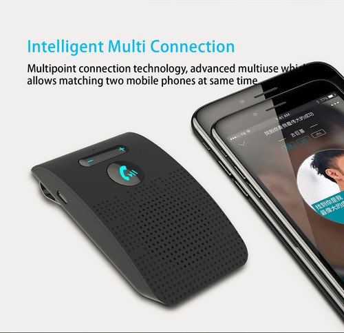 Wireless Bluetooth Speakerphone Multi-point Handsfree Accessories For Car Truck - Picture 8 of 18