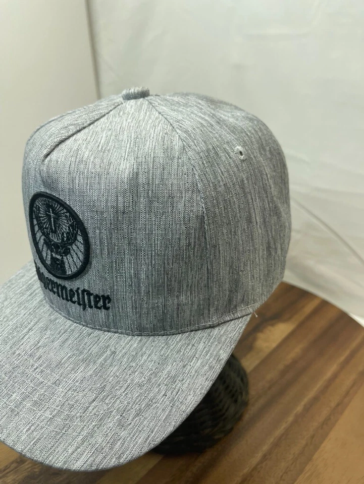 Gorra de béisbol gris con logotipo oficial de Jagermeister gorra elegante nueva Foto 4 de 4