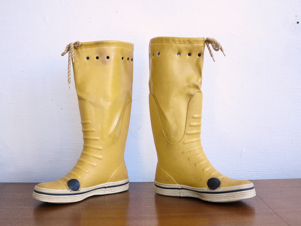 ROMIKA Segelschuhe Segelstiefel Gummistiefel 70er TRUE VINTAGE
