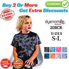DY963 Dyenomite Apparel 20BCR Youth Short Sleeve Crystal Ultra Premium T-Shirt