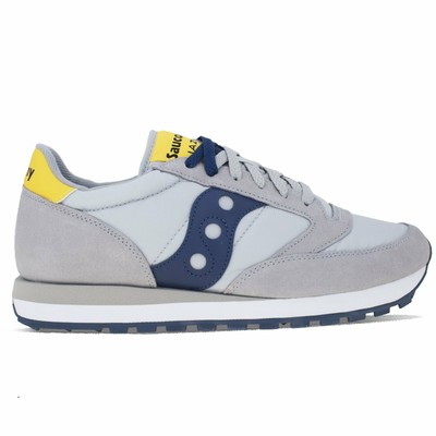Scarpe uomo Saucony Jazz Original S2044 605 grigio blu giallo sneakers  sportiva | eBay