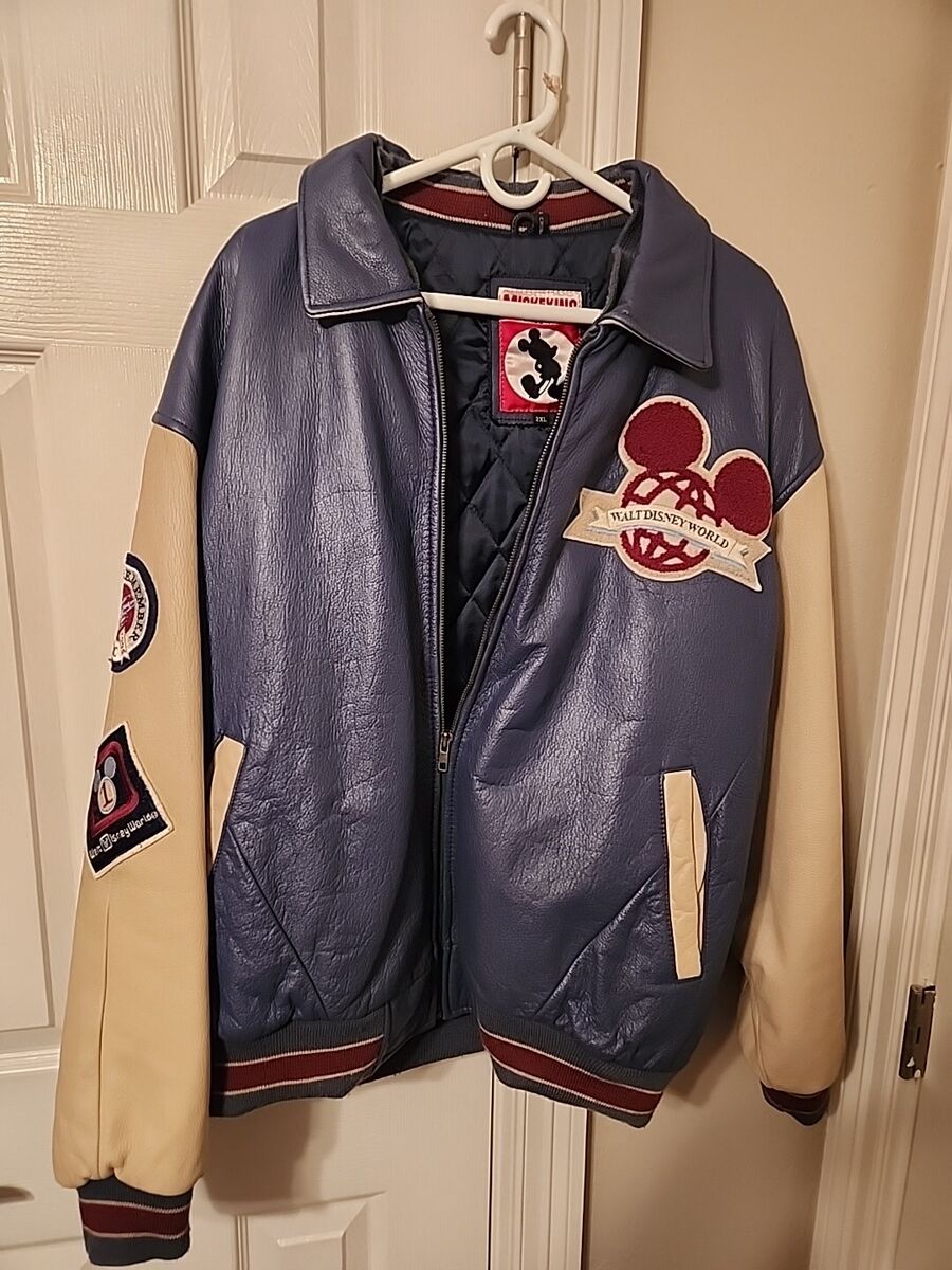 Vintage Walt Disney World 25th Anniversary Leather Jacket Vintage Walt Disney World 25th Anniversary Leather Jacket
