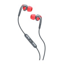 Skullcandy Fix Supreme Sound Hi-Definition Orange and Grey Earbuds - New
