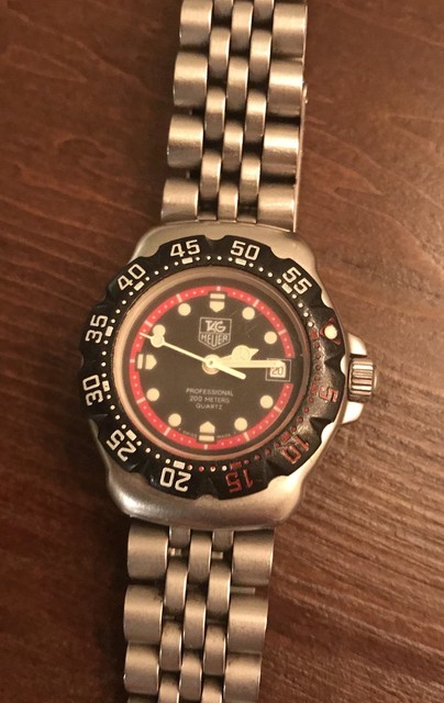 Vintage Tag Heuer WA1414 Formula F1 Ladies Profecional Diver 200m Watch for sale online | eBay