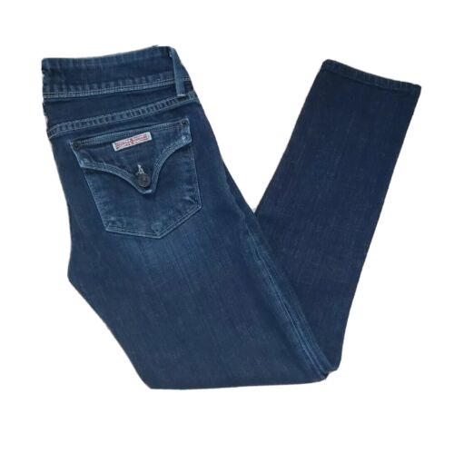 Hudson Skinny Size 26 Short Denim Dark Blue Jean … - image 1