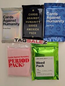 Cards Against Humanity CAH GAY PRIDE WEED PERIOD JEW Expansion Packs