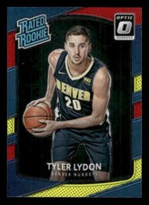 2017-18 Donruss Optic #177 Tyler Lydon RC Rookie Red and Yellow Denver Nuggets