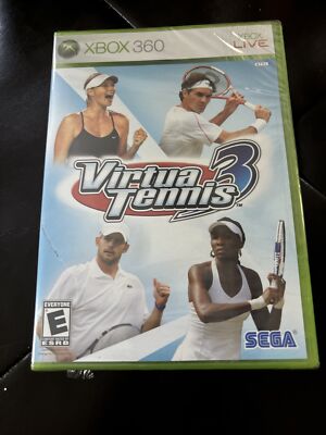 Virtua Tennis 3 XBOX 360. Brand New Sealed