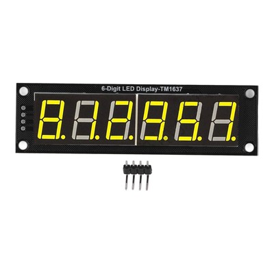 TICFOX Display Digital Tube LED-Segmentanzeigemodul 056 Zoll 6-stellig 7 Segm...