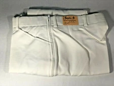 New - White - Tailored Sportsman Breeches - Ladies Size 30 Regular - Side Zip