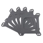 5 Pack Holley Edelbrock Carb Base Flange Gasket Open Carburetor 4BBL 4150 4160