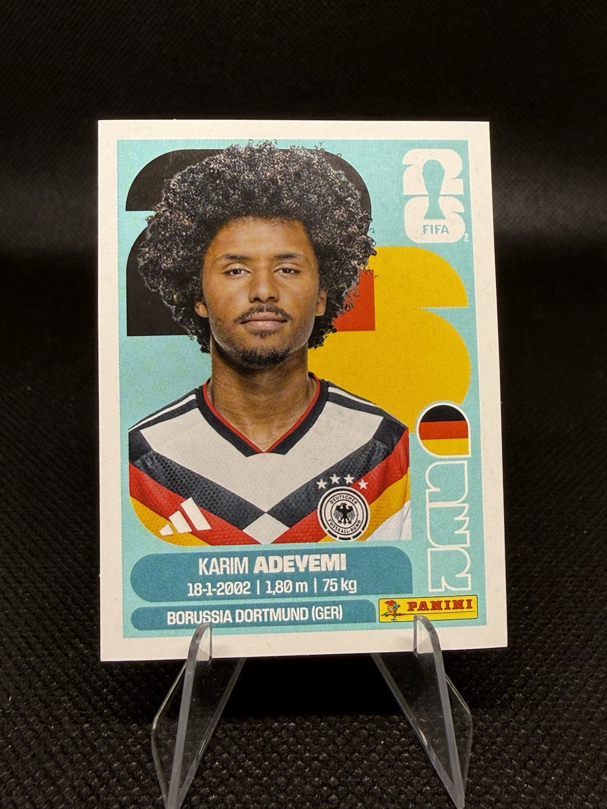 2026 Panini FIFA World Cup Sticker Karim Adeyemi #GER 19 - Germany