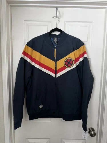 D23 2026 Heroes & Villains Marvel X-Men '97 Bomber Jacket Mens XL Exclusive - product listing photo