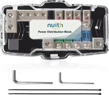 NuIth Car Audio Power Distribution Block 0/4 4 Way 
