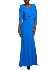 Badgley Mischka Blouson Gown Women's