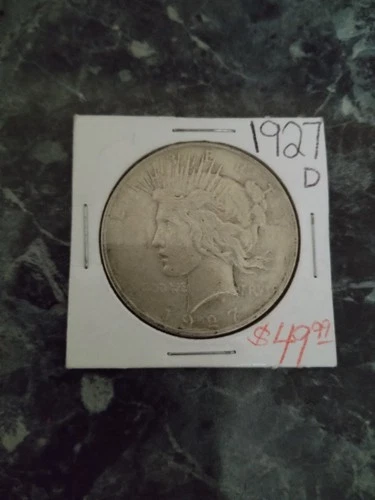 1927 D Peace Dollar $1