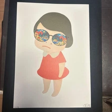 Death NYC Yoshitomo Nara Art Print 45x32cm Canvas or Wall Mount