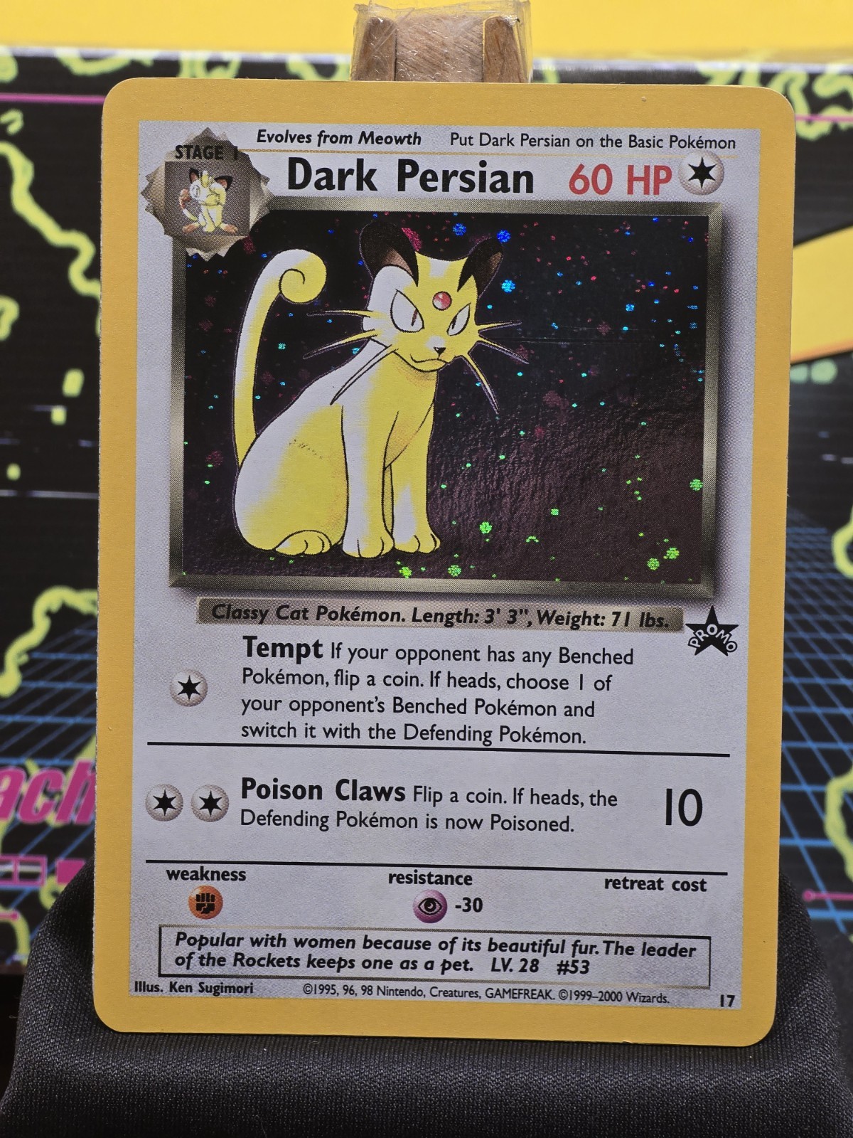 Dark Persian Holo Promo WoTC Promo 17/53 LP to NM
