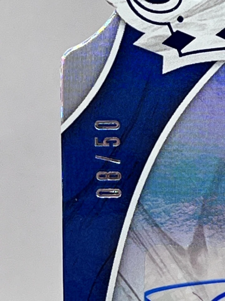 Devin Singletary - 2019 Chronicles Crown Royale Rookie Auto #CR-23 Blue /50 SP - Image 3 of 4