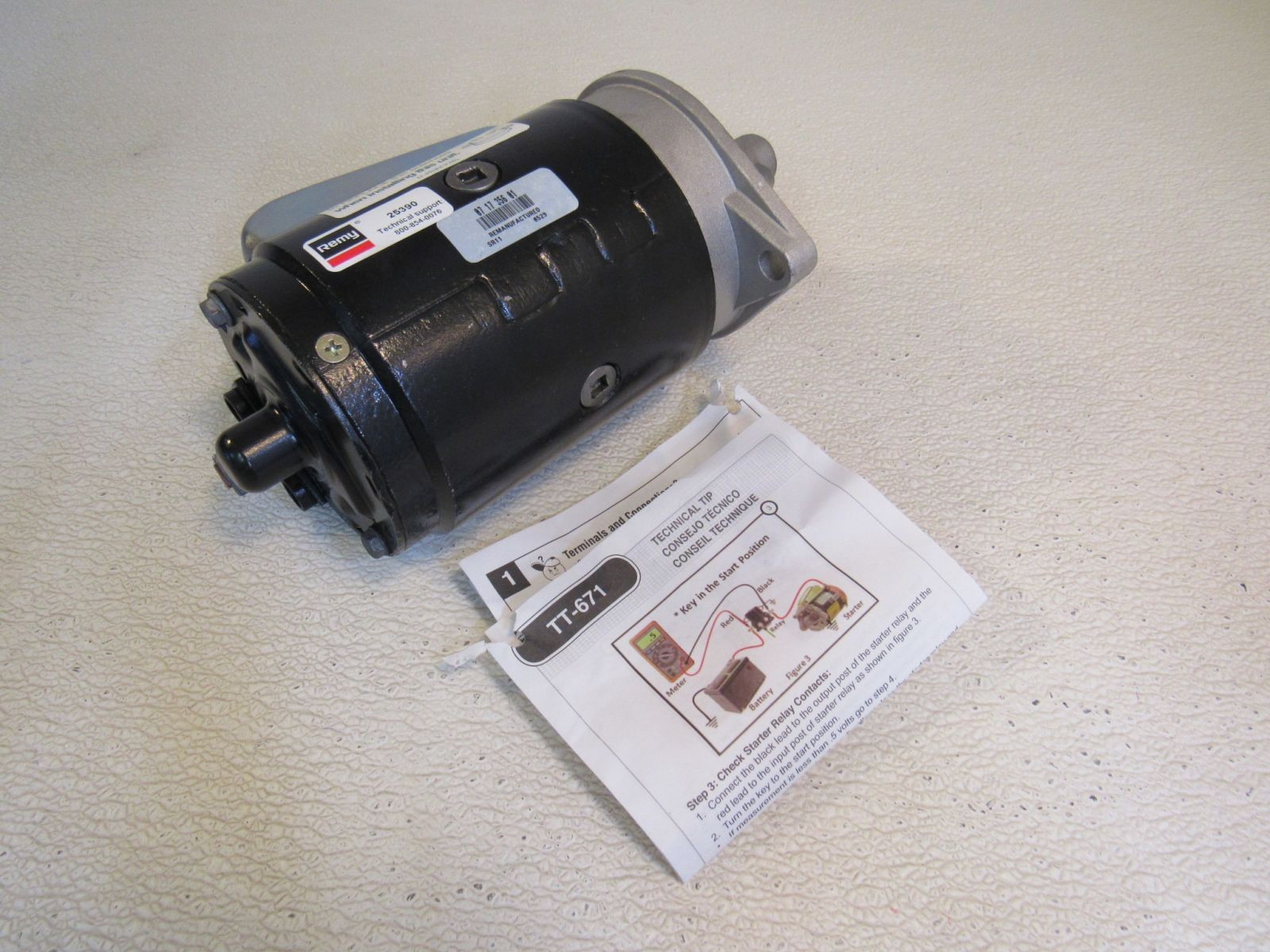 Remy Remanufactured Starter 25390