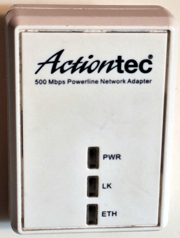 Actiontec  500 Mbps Powerline Network Adapter PWR500 for Ethernet Hub PWR504