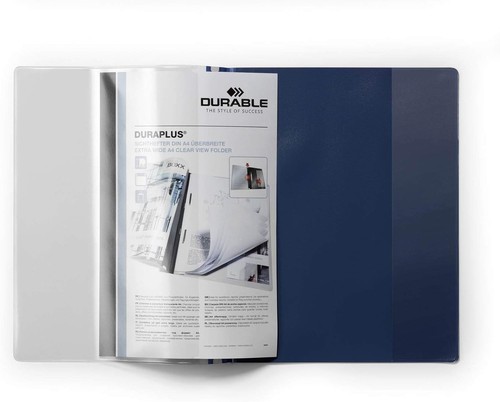Durable DURAPLUS Presentation Folder Pack of 25 A4 Folders Black Perfect F - Picture 7 of 8
