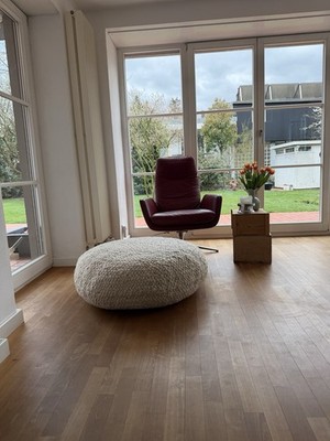 Hochlehnsessel Cordia Von COR , Leder 289 Rot Kippfunktion, Drehkreuz In Alu