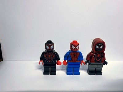 3x LEGO Marvel Spider-Man Miles Morales Minifiguren Konvolut Original
