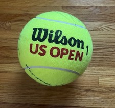 US Open Jumbo Large Oversized Wilson Tennis Ball Multi Signed (Women’s Players)