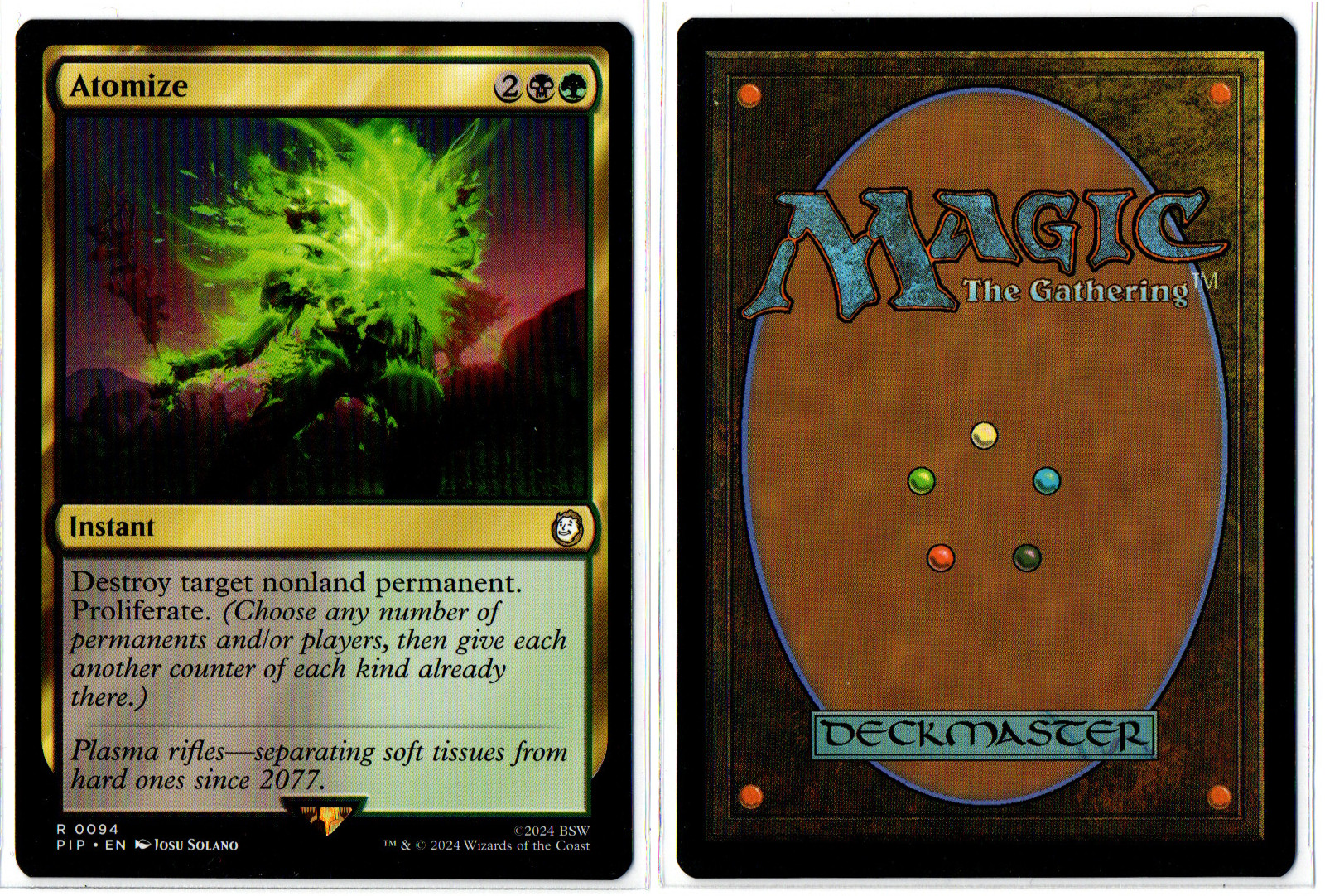 MTG PIP *Non-Foil Atomize 94 R NM Universes Beyond: Fallout