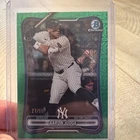 2026 Bowman chrome card number 1 Aaron Judge green mojo refractor￼27/99