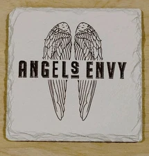 Angel's Envy KY Kentucky Bourbon White Slate Stone Coaster Bar Gift Home Decor