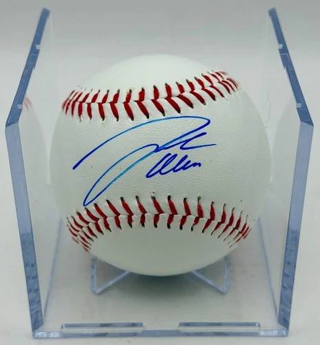 Josh Allen Signed Baseball Buffalo Bills QB 2024 NFL MVP AP COA W/FREE CASE!
