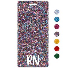 Nurse Badge Buddy, RN ID Card Holder, Colorful Vertical Name Tag