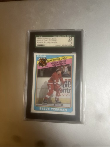1984 Steve Yzerman [Rookie Scoring Leader] #385
