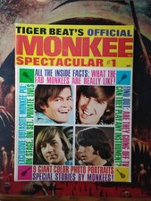 Vintage Tiger Beat's Official Monkee Spectacular #1 1967