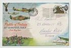 13/9/1965 UK GB FDC - Battle of Britain - Cliffs of Dover - Bognor Regis Slogan