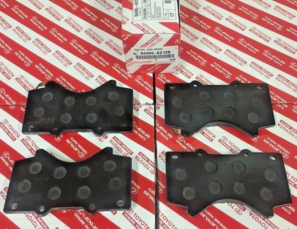 Pastillas de freno delanteras Toyota 2008-2021 LX570 LAND CRUISER ORIGINALES OEM 04465-AZ220 Foto 4 de 4