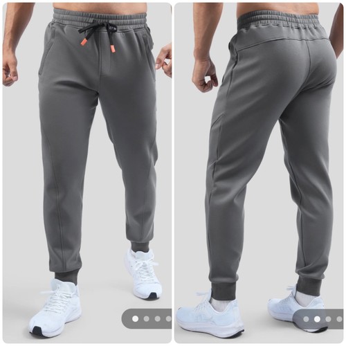 Fioboc Weekend Performance Joggers Pants Men XXL Gray Soft Elastic Waist Workout