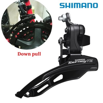 Shimano Tourney Umwerfer FD-TZ500 3x6/7-fach 31,8mm Down Swing Kompatibel TZ510