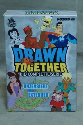 DVD DRAWN TOGETHER KOMPLETTE SERIE DREI STAFFELN 6 DVDŚ UNZENSIERT UND EXTENDED