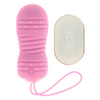 Ohmama Vibro Ei Ferngesteuert Rotierenden Perlen Vibro-Ei Rosa 8 Cm ø 2,8 Cm