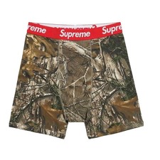 Supreme Hanes Realtree Boxer Briefs 2 Pack Tree Camo Mens Size Small S 28-30 NEW