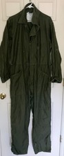 USGI MEN'S COVERALLS, SATEEN TYPE I, SIZE LARGE