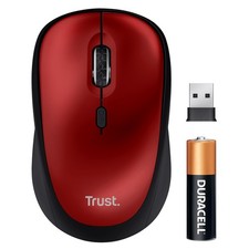 Trust Yvi+ Silent Wireless Mouse, Sustainable Design, 800-1600 DPI, For Left and
