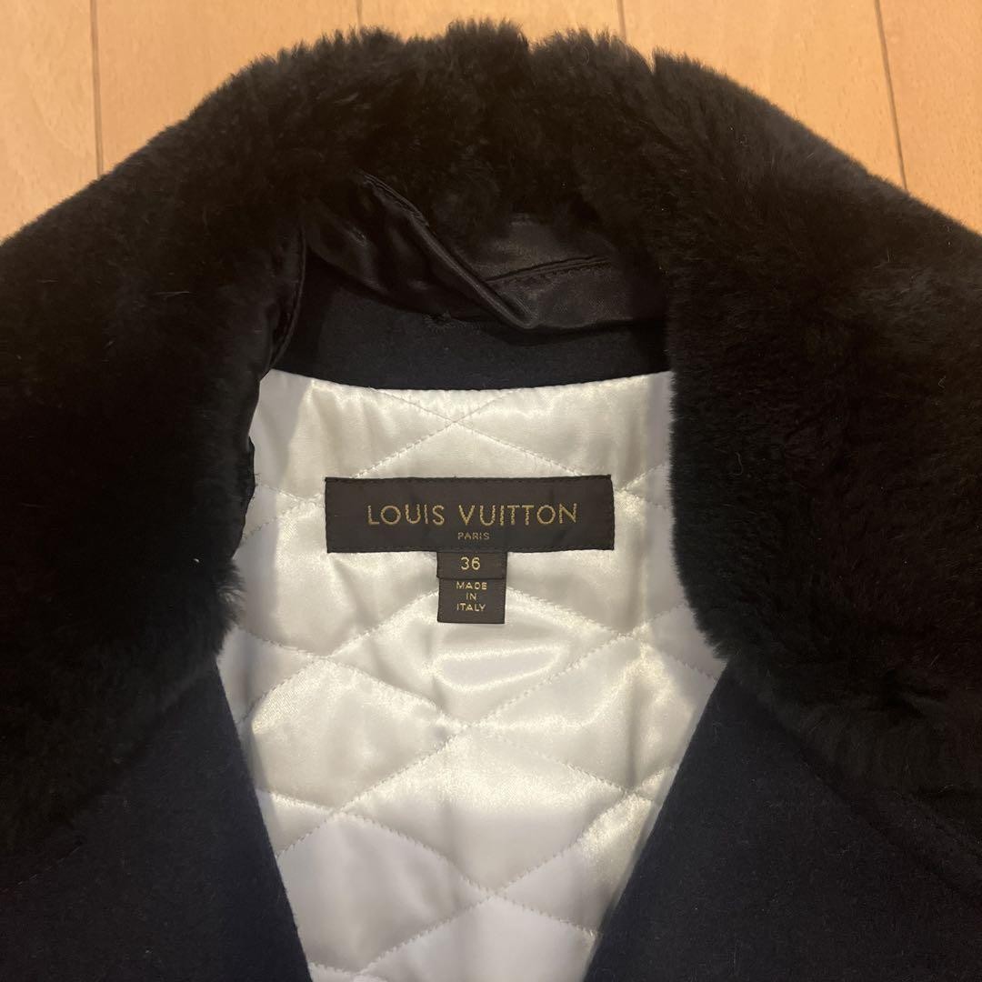 LouisVuitton WOOL ｐコート 36 楽天市場】ルイヴィトン ピーコート 36サイズ モノグラム ウール