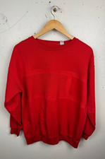 Vintage Ribbed Sweatshirt- 1990s Size Medium