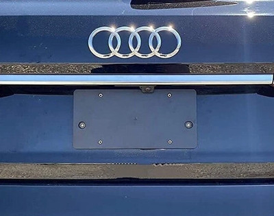 Rear License Plate Tag Holder Mount Bracket for AUDI Q8 SQ8 Q8 e-tron 2019-2026
