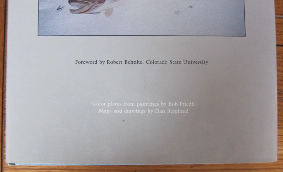 Cutthroat Native Trout Of The West Patrick Trotter 1st Ed HC MINT Foto 3 de 4